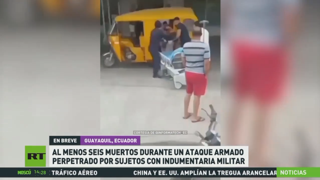 Ataque armado en Ecuador cobra varias víctimas mortales