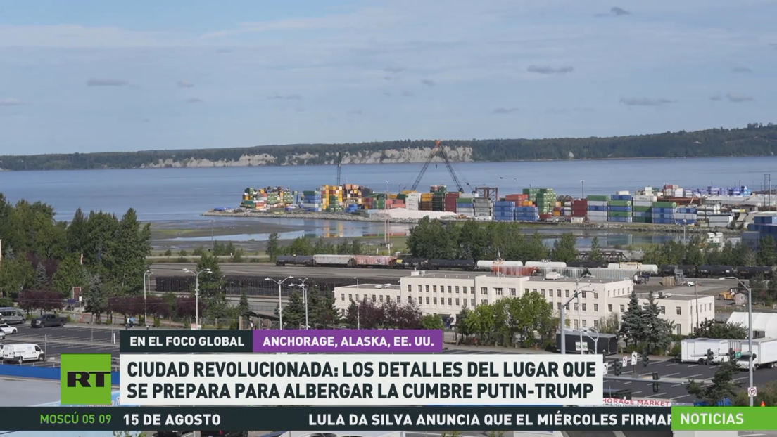 Detalles del lugar que se prepara para albergar la reunión entre Putin y Trump