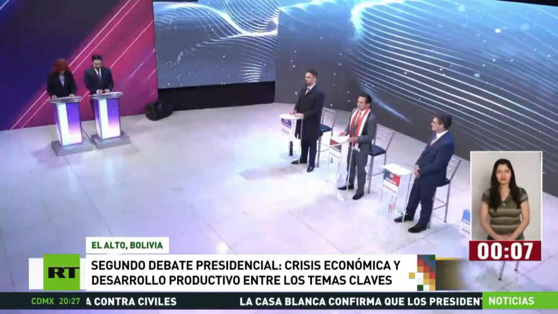 Segundo debate presidencial en Bolivia: Crisis económica y desarrollo productivo entre los temas claves