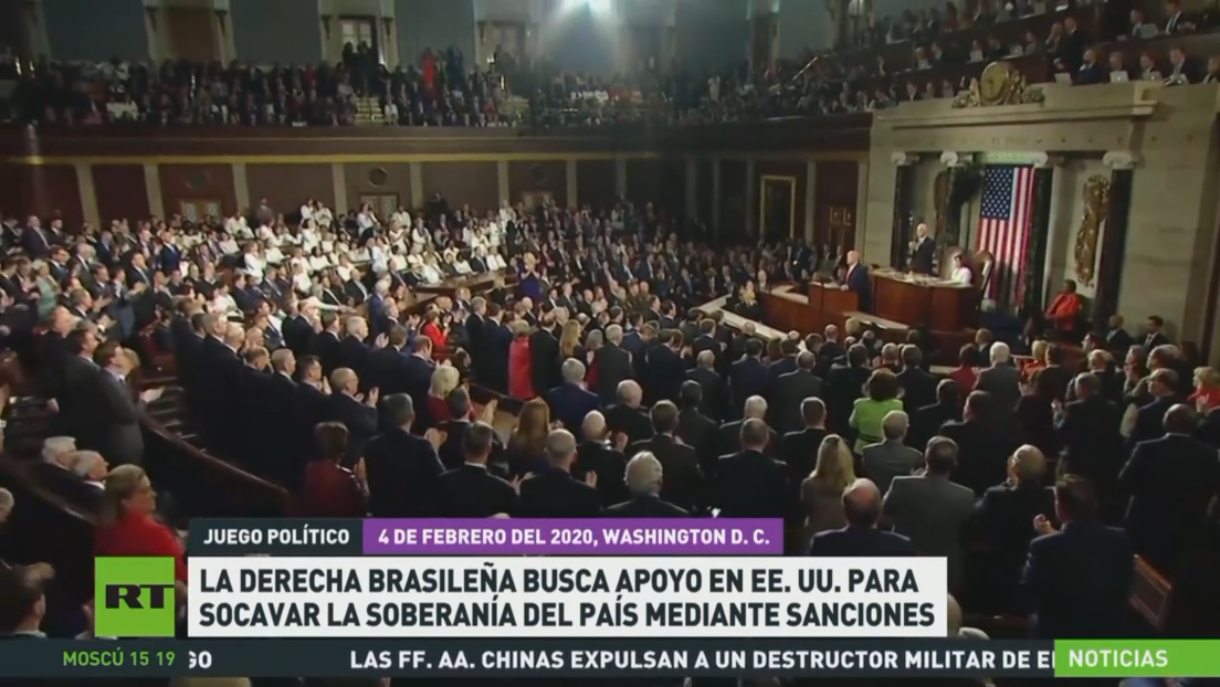 La derecha brasileña busca apoyo en EE.UU. para socavar la soberanía del país mediante sanciones
