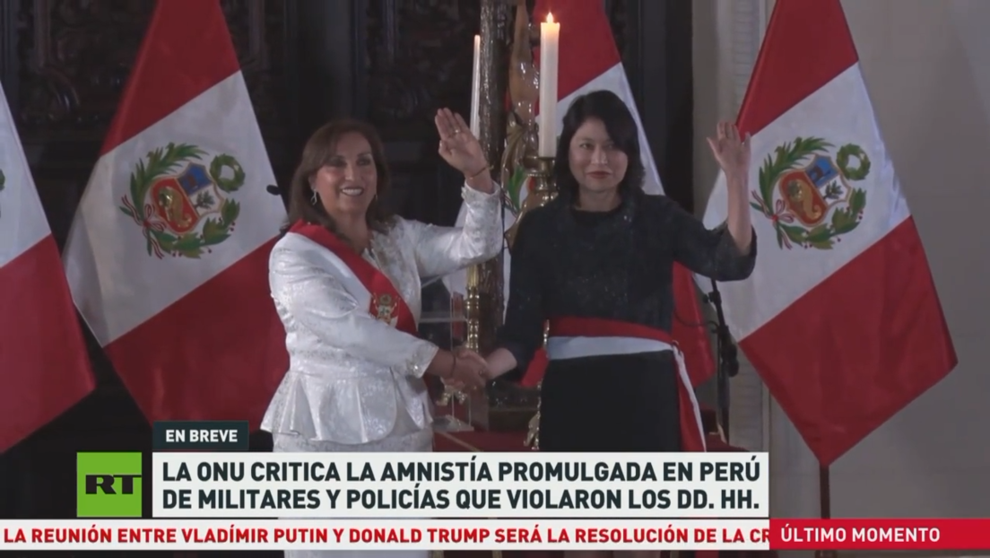 La ONU critica la amnistía promulgada en Perú para militares y policías que violaron los derechos humanos