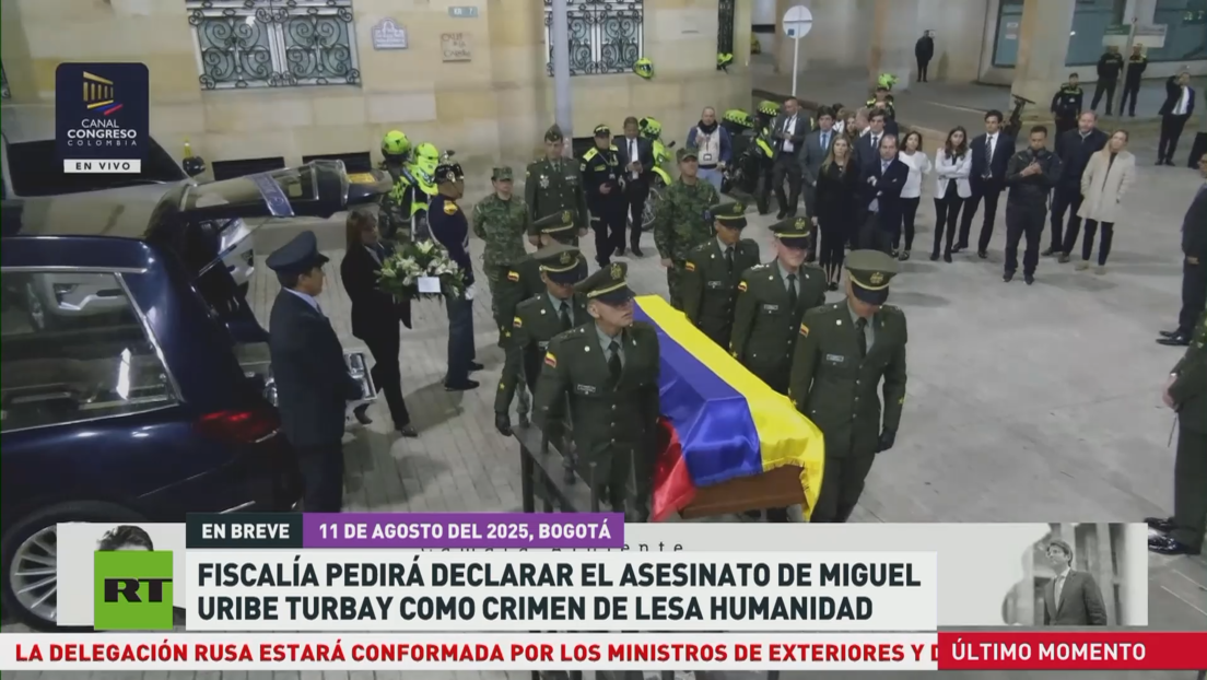 Fiscalía de Colombia pedirá declarar al asesinato de Miguel Uribe Turbay crimen de lesa humanidad