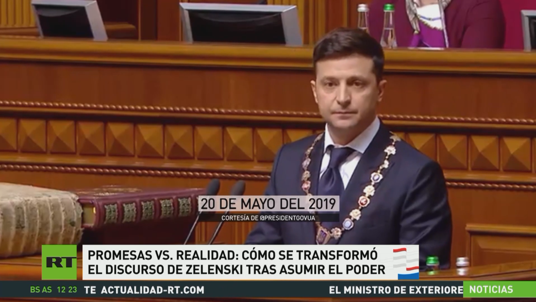 Promesas vs. realidad: cómo se transformó el discurso de Zelenski tras asumir el poder