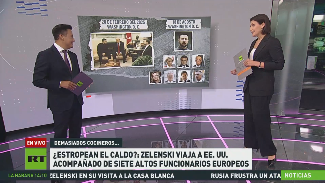 ¿Estropean el caldo?: Zelenski viaja a EE.UU. acompañado de siete líderes europeos