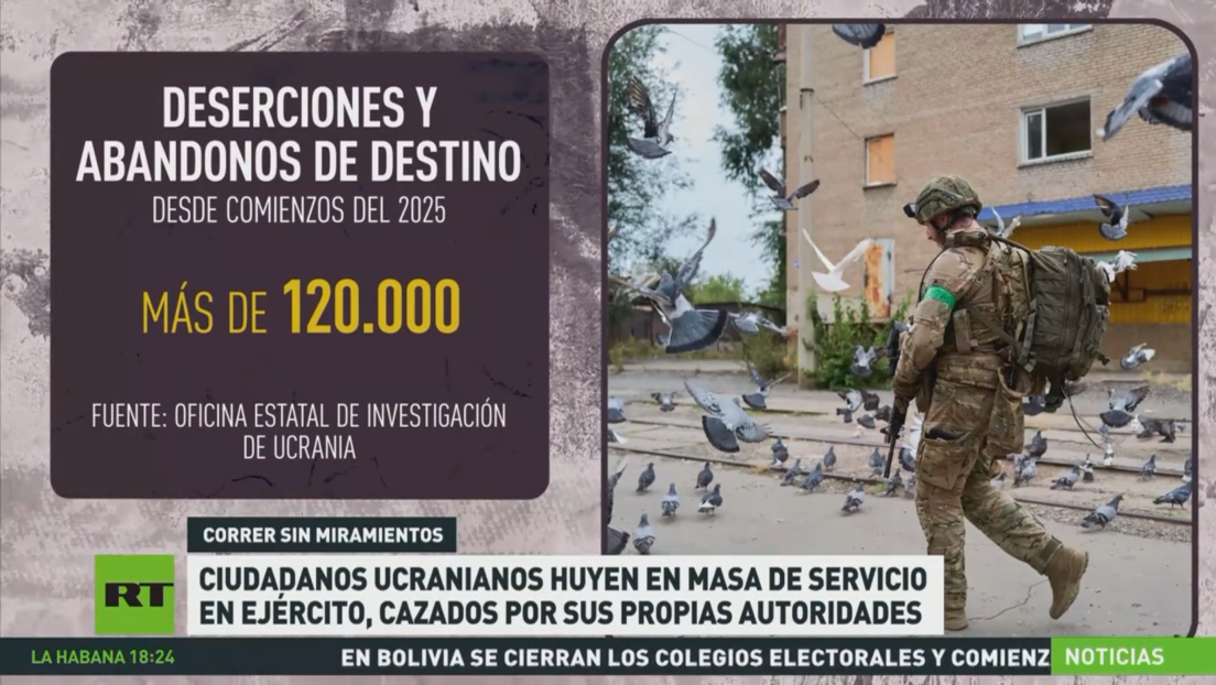 Ciudadanos uranianos huyen en masa del servicio en el Ejército, cazados por sus propias autoridades
