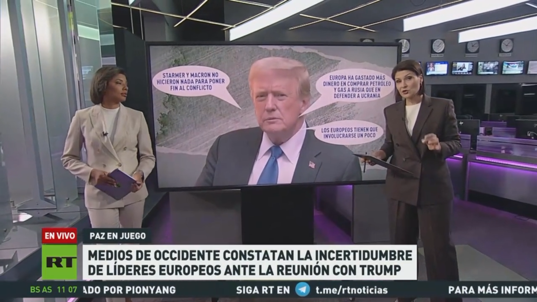 Medios occidentales constatan la incertidumbre de líderes europeos ante la reunión con Trump