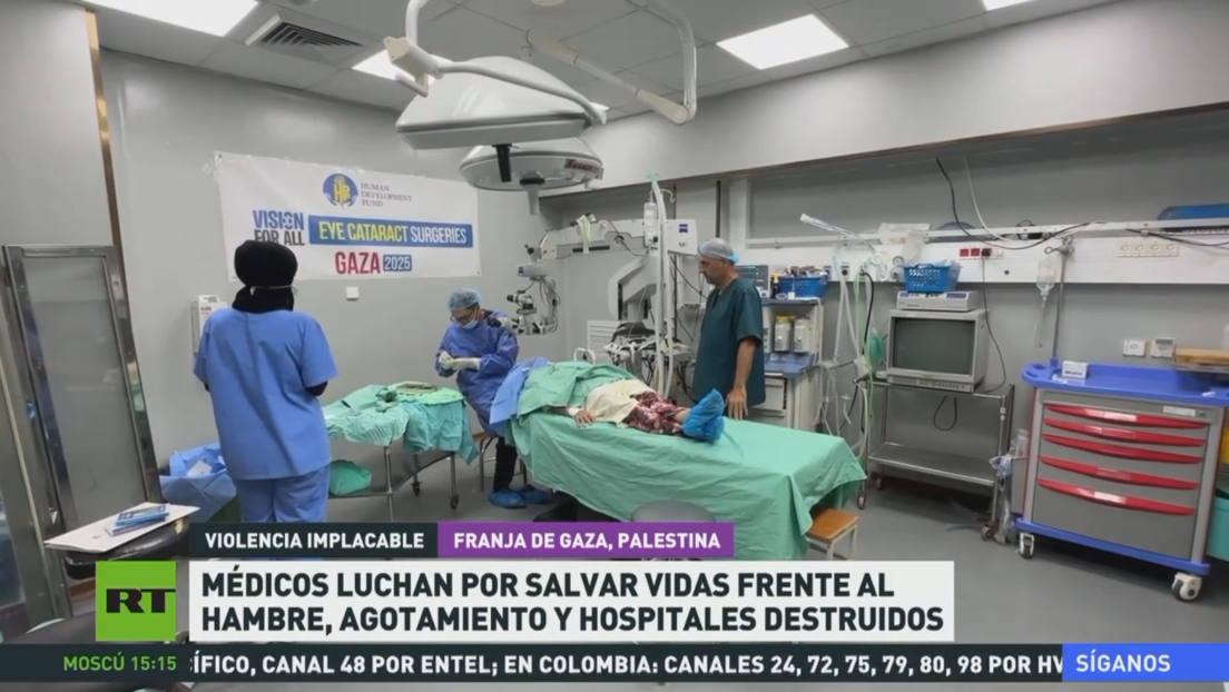 Médicos luchan por salvar vidas frente al hambre, agotamiento y hospitales destruidos en Gaza