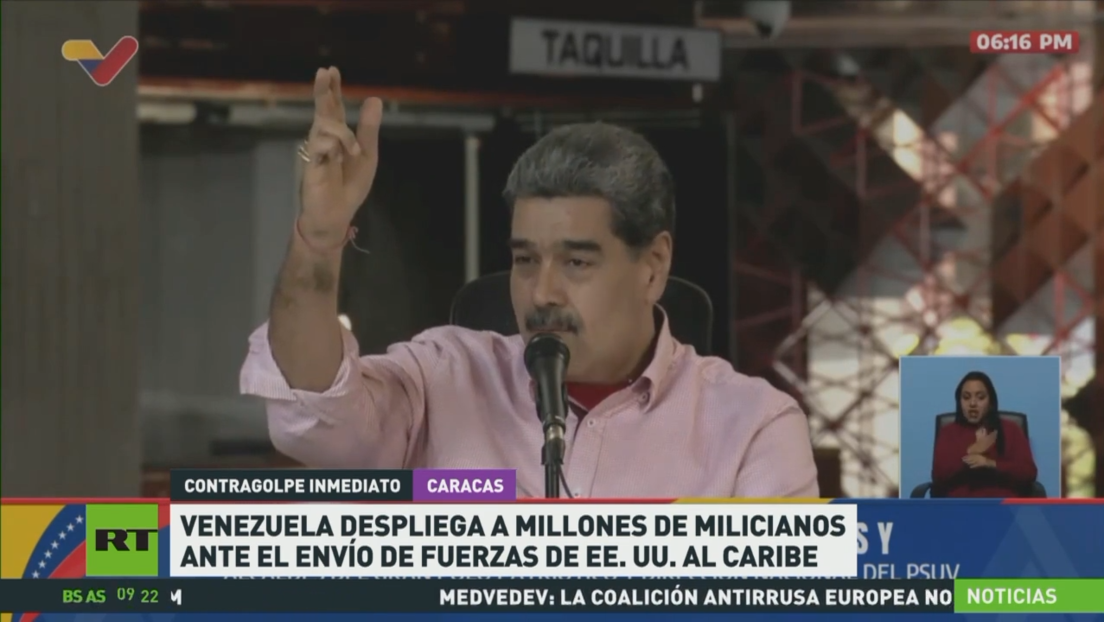 Maduro: Voy a activar un plan de cobertura con millones de milicianos en el territorio nacional
