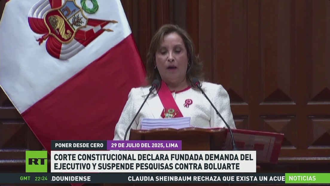 Corte Constitucional de Perú declara fundamentada demanda del Ejecutivo y suspende pesquisa contra Boluarte