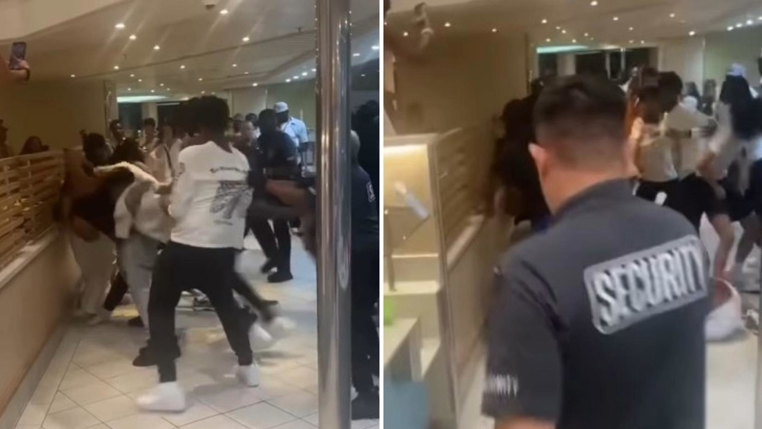 VIDEO: Pasajeros arman una brutal trifulca en un crucero por una razón difícil de creer