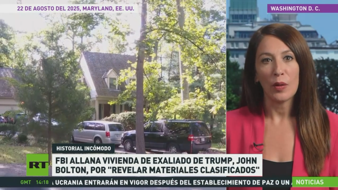 El FBI allana la vivienda del exasesor de Trump, John Bolton, por "revelar materiales clasificados"