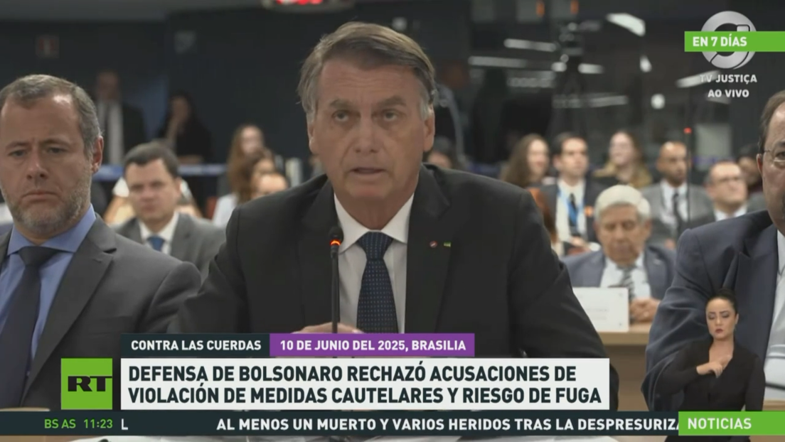 Defensa de Bolsonaro rechaza las acusaciones de violación de medidas cautelares y el riesgo de fuga