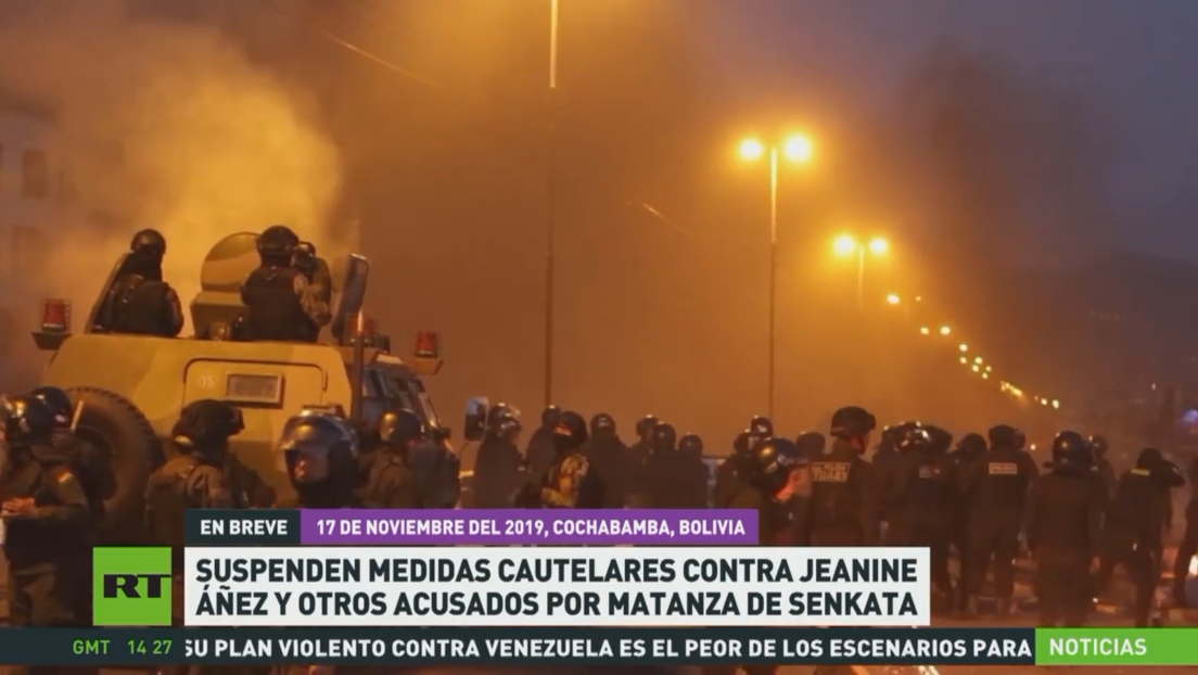 Suspenden medidas cautelares contra Jeanine Áñez y otros acusados por la matanza de Senkata en Bolivia
