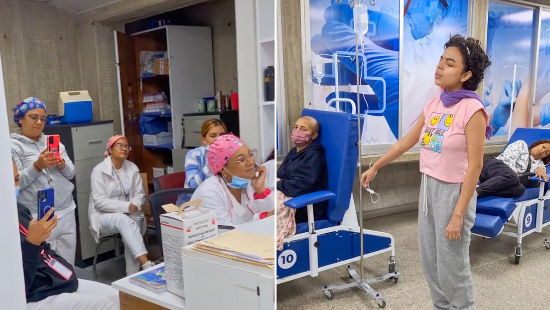 VIDEO: Una paciente en la sala de quimioterapia conmueve a todos con su canto