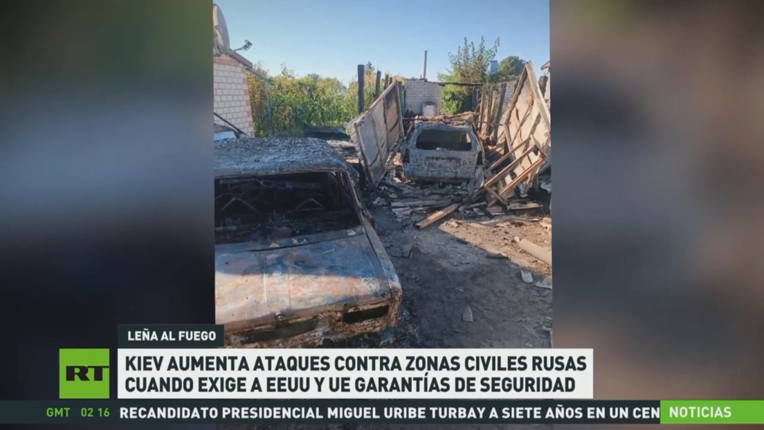 Kiev aumenta ataques contra zonas civiles rusas cuando exige a EE.UU. y la UE garantías de seguridad