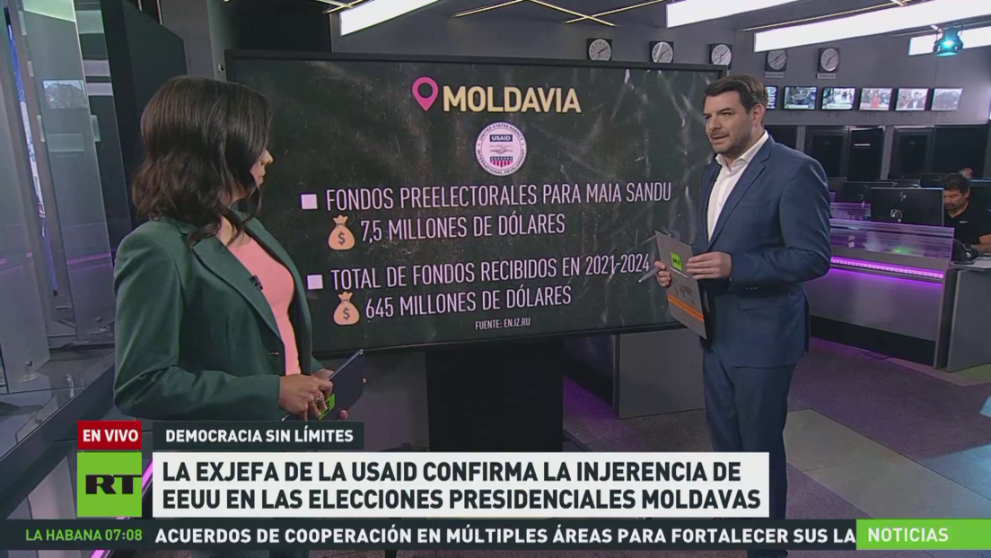 La exjefa de la USAID confirma injerencia de EE.UU. en las elecciones presidenciales moldavas