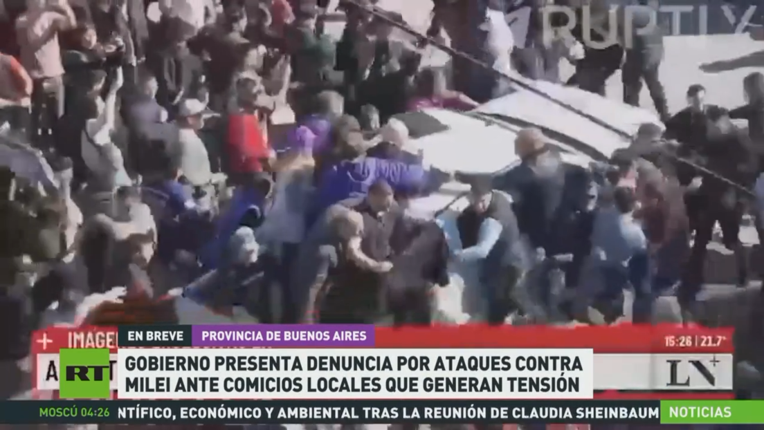 Gobierno de Argentina presenta denuncia por ataques contra Milei ante comicios locales que generan tensión