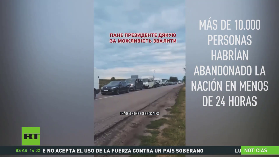 Éxodo de jóvenes ucranianos tras entrar en vigor ley que les permite abandonar el país