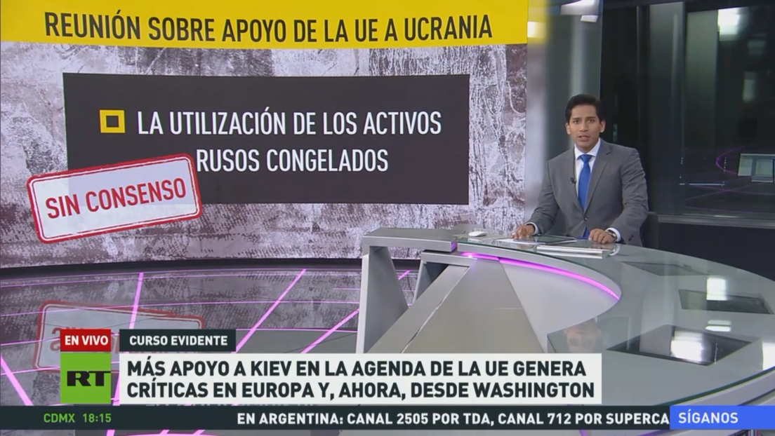 Más apoyo a Kiev en la agenda de la UE genera críticas en Europa y ahora desde Washington