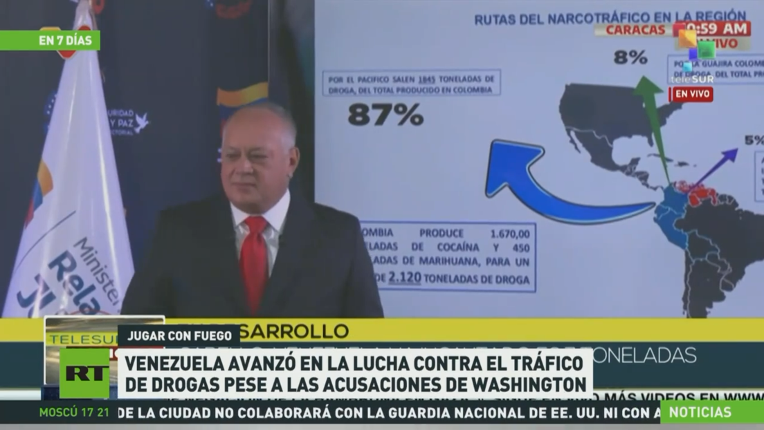 Venezuela avanzó en la lucha contra el tráfico de drogas pese a las acusaciones de EE.UU.