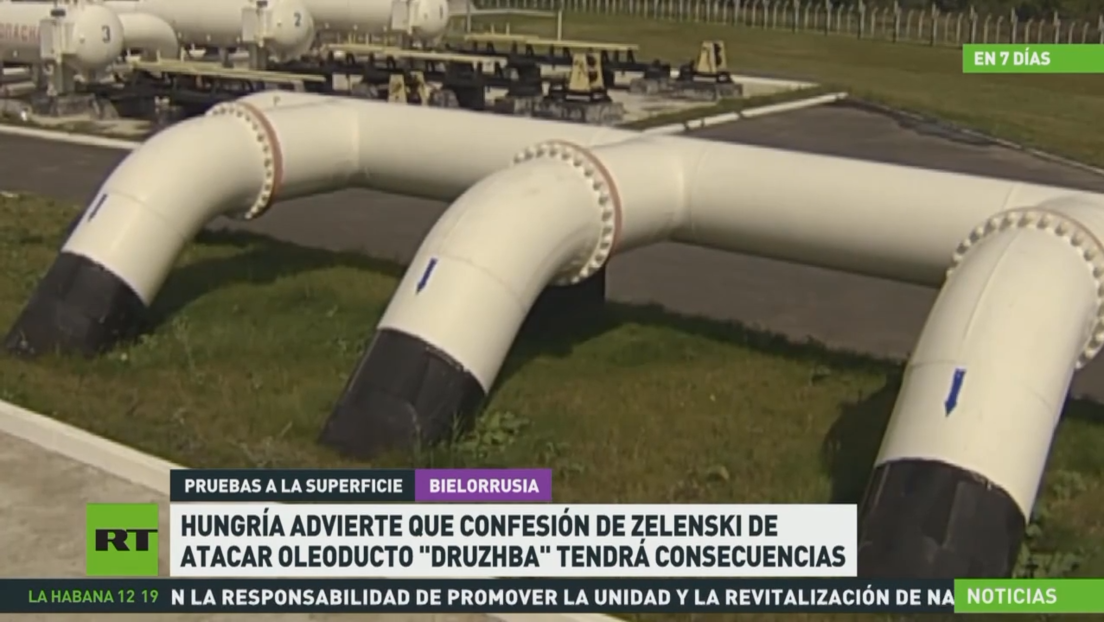 Hungría advierte que atacar el oleoducto Druzhba tendrá consecuencias