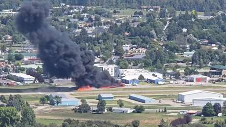 Una avioneta se estrella en un aeropuerto en EE.UU