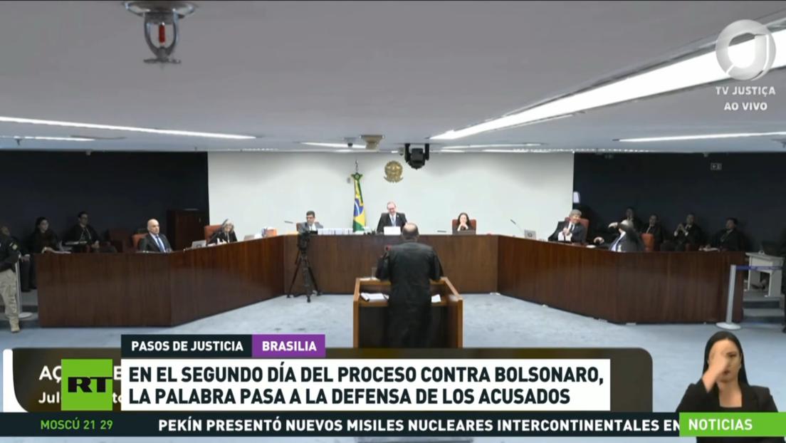 Termina la segunda jornada de la fase final del juicio contra Bolsonaro