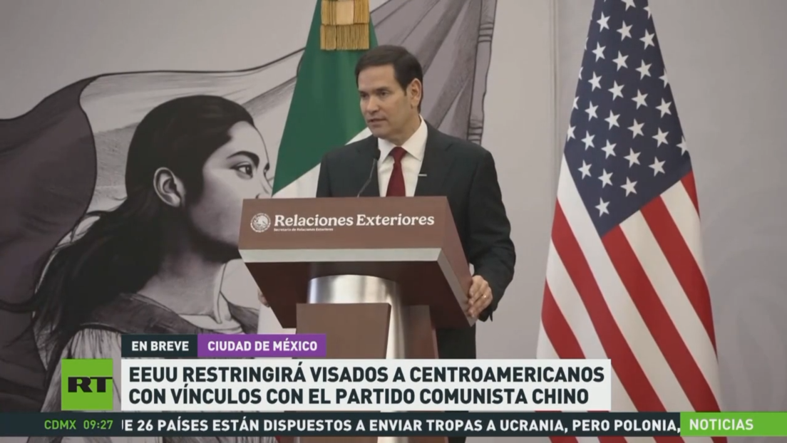 EE.UU. restringirá visados a centroamericanos con vínculos con el Partido Comunista Chino