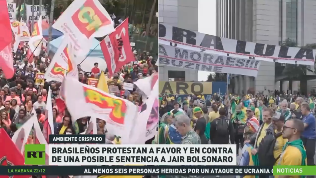 Marchas a favor y en contra del juicio a Bolsonaro marcan el Día de la Independencia de Brasil