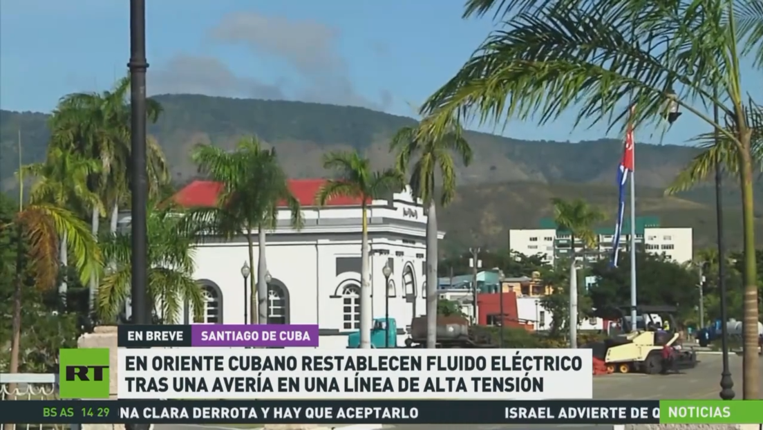 Restablecen suministro eléctrico en el oriente de Cuba tras avería en línea de alta tensión