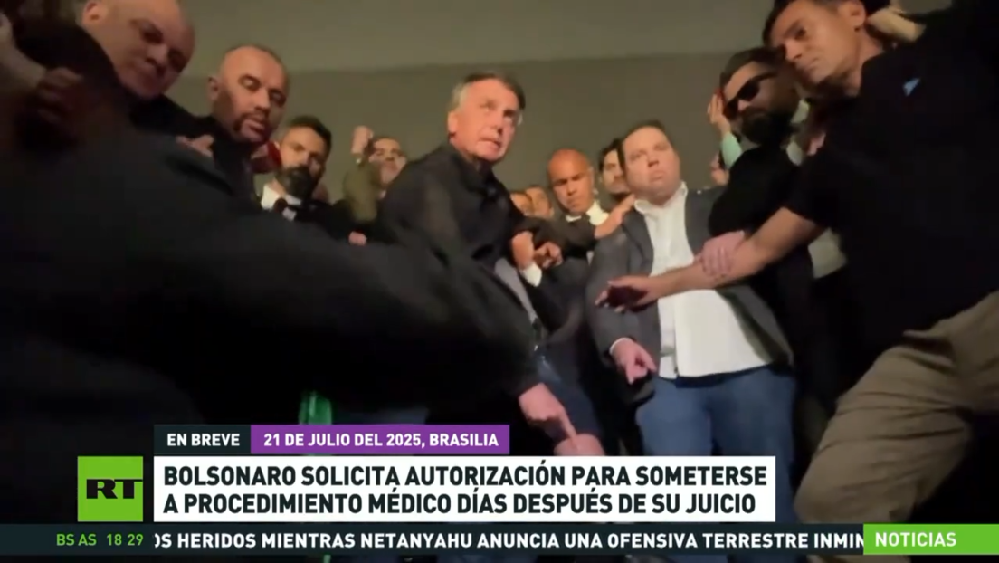 Bolsonaro solicita autorización para someterse a procedimiento médico después de su juicio