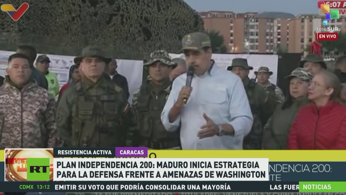 Plan Independencia 200: Maduro inicia estrategia de la defensa frente a amenazas de EE.UU.