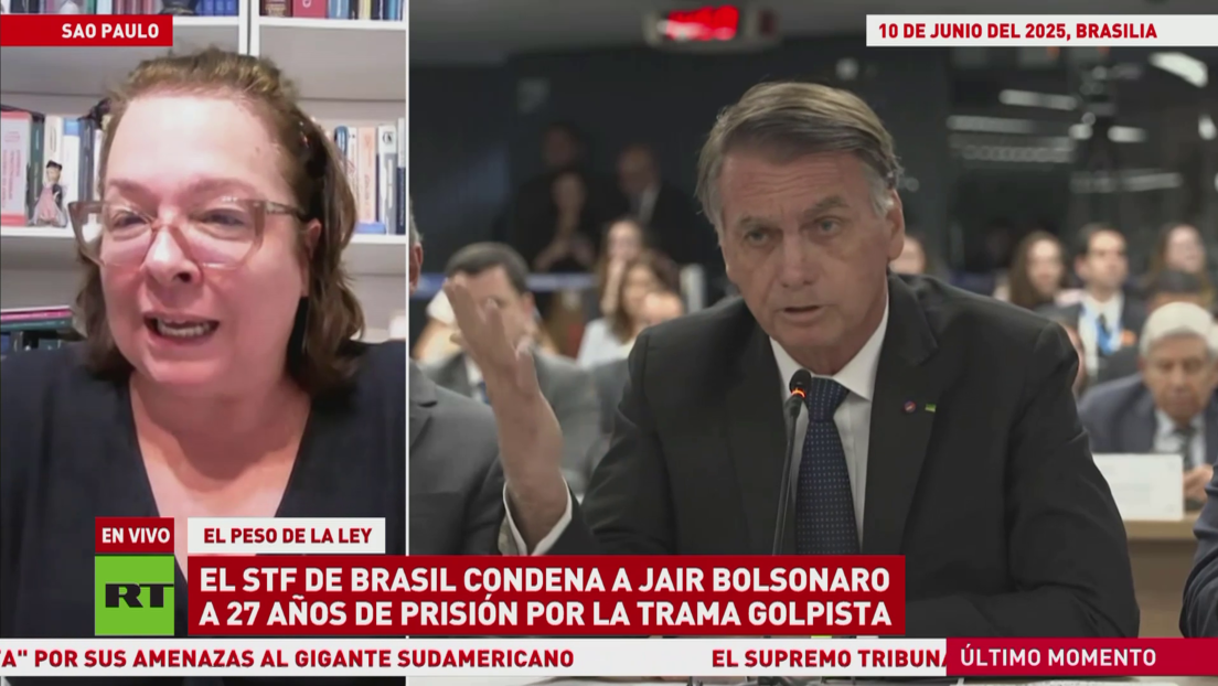 Experta: La condena a Bolsonaro "ha sido un hecho histórico"