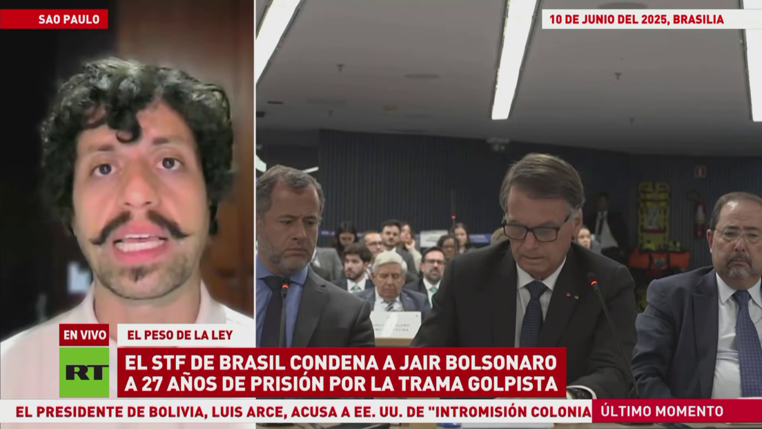 Experto, sobre la sentencia a Bolsonaro: Por primera vez se condena a quienes traicionaron la patria