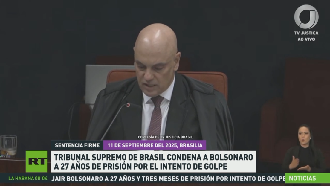 Reacciones dispares en Brasil a la condena de Bolsonaro a 27 años de cárcel