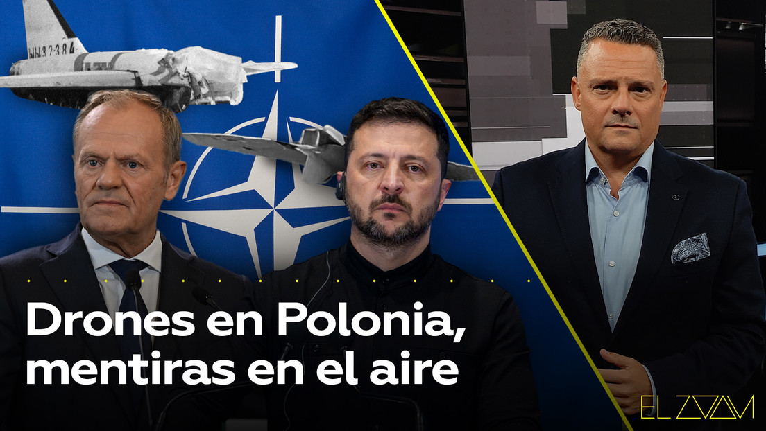 Drones en Polonia, mentiras en el aire