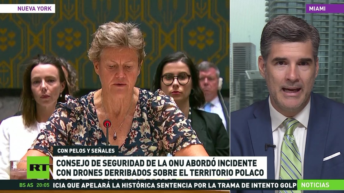 Consejo de Seguridad de la ONU abordó incidente con drones derribados en Polonia