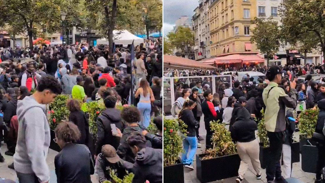 'Pollo al gas lacrimógeno': un local en París promete comida gratis y estallan choques con la Policía  (VIDEOS)