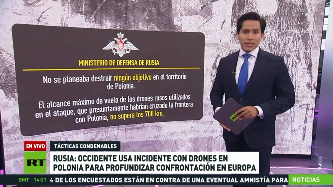 Rusia denuncia la histeria de la UE tras el incidente con drones