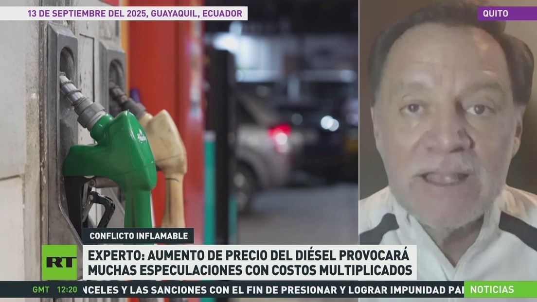 Experto: Aumento del precio del diésel en Ecuador provocará especulaciones con costos multiplicados