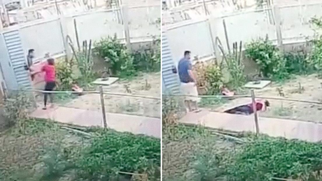 VIDEO: Cámaras graban brutal agresión de un guardia de la alcaldía a su expareja