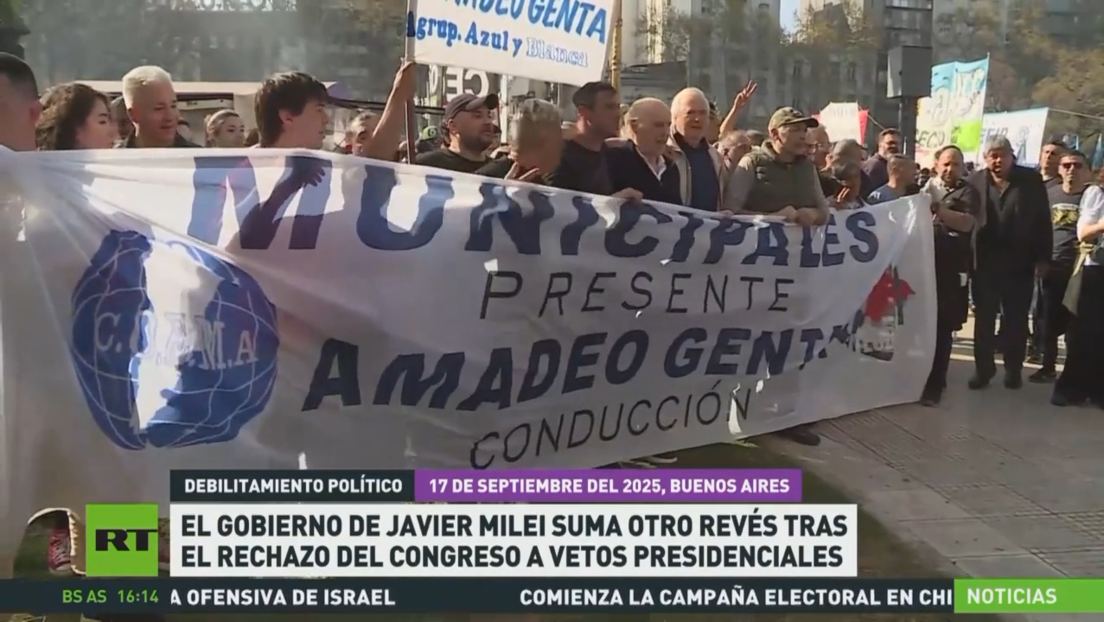 El Gobierno de Javier Milei suma otro revés tras el rechazo del Congreso a vetos presidenciales