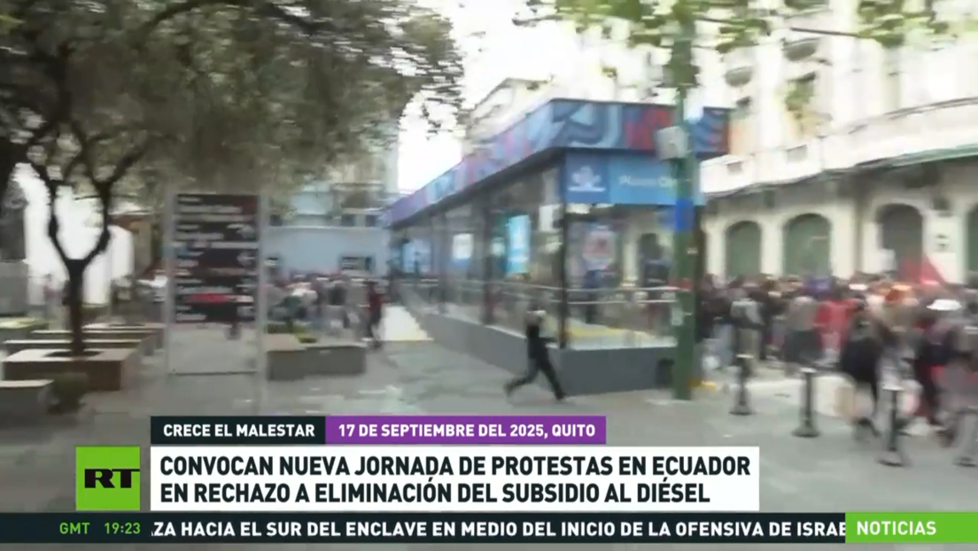 Convocan nueva jornada de protestas en Ecuador en rechazo a la eliminación del subsidio al diésel