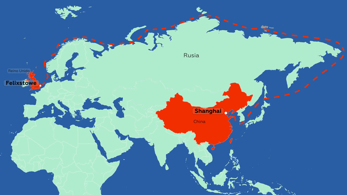 Histórico: El primer carguero parte de China hacia Europa por la Ruta Marítima del Norte