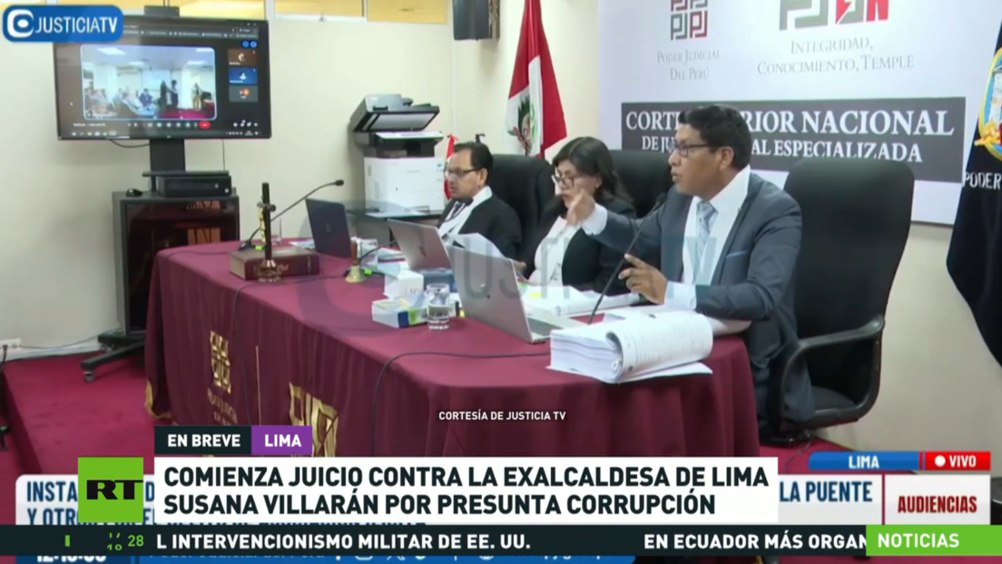Comienza juicio contra la exalcaldesa de Lima Susana Villarán por presunta corrupción