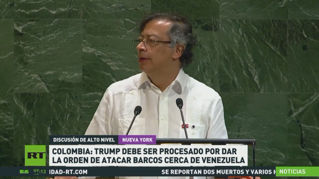Colombia: Trump debe ser procesado por ordenar ataque a barcos cerca de Venezuela