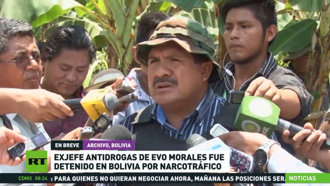 Detienen por narcotráfico en Bolivia al antiguo jefe antidrogas del Gobierno de Evo Morales