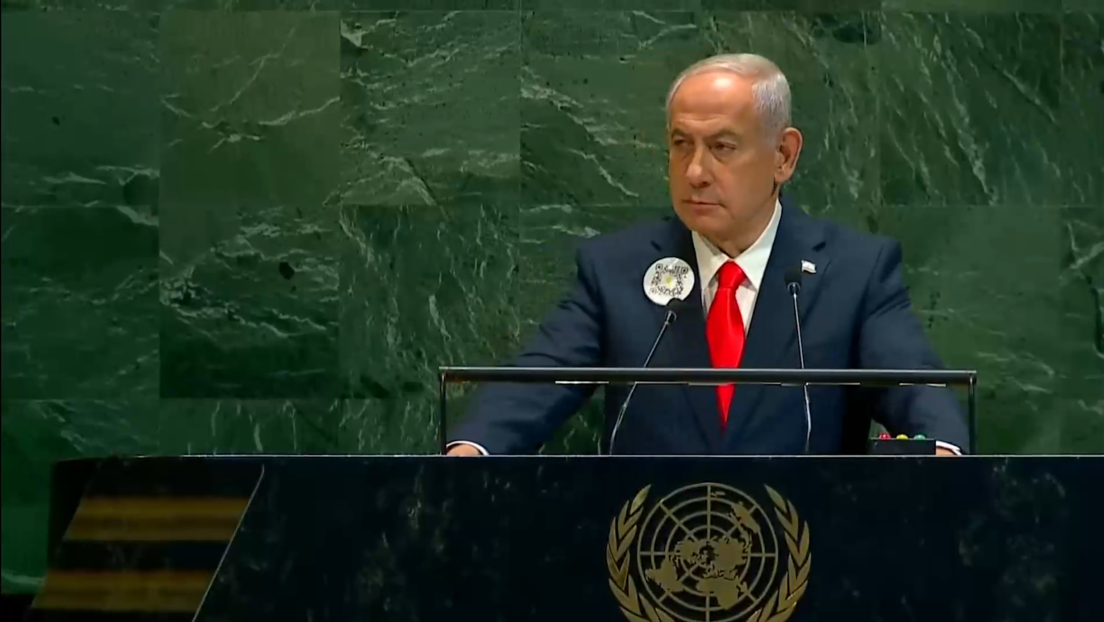 Netanyahu sale a pronunciar su discurso en la ONU y pasa esto (VIDEO)
