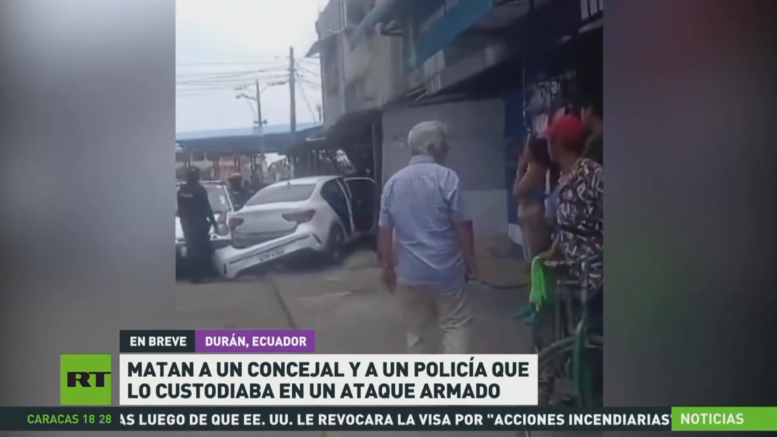 Asesinan en Ecuador a un concejal en un ataque armado