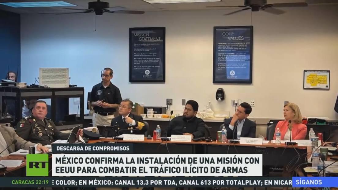 México confirma la instalación de una misión con EE.UU. para combatir el tráfico ilícito de armas